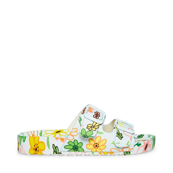 Sandalias Steve Madden Teddy-t Feminino Floral | SM-271LM