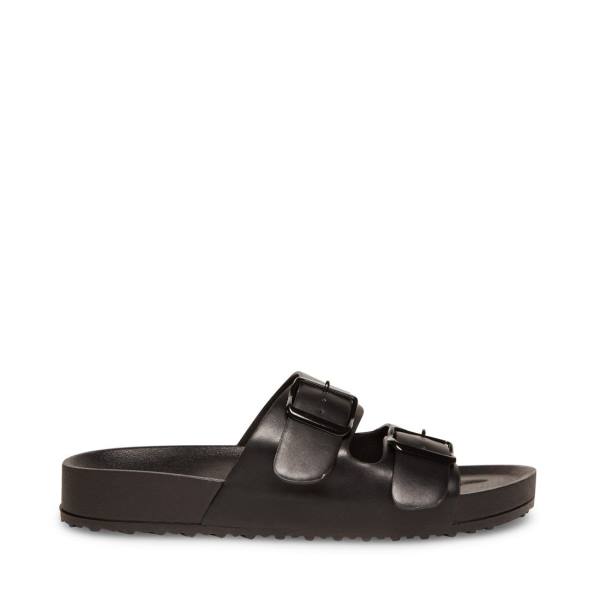 Sandalias Steve Madden Teddy-t Feminino Pretas | SM-562HV