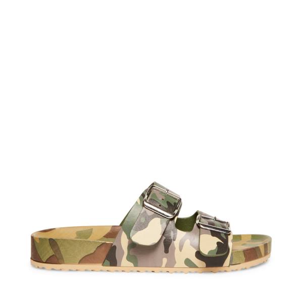 Sandalias Steve Madden Teddy-t Feminino Camouflage | SM-936RK