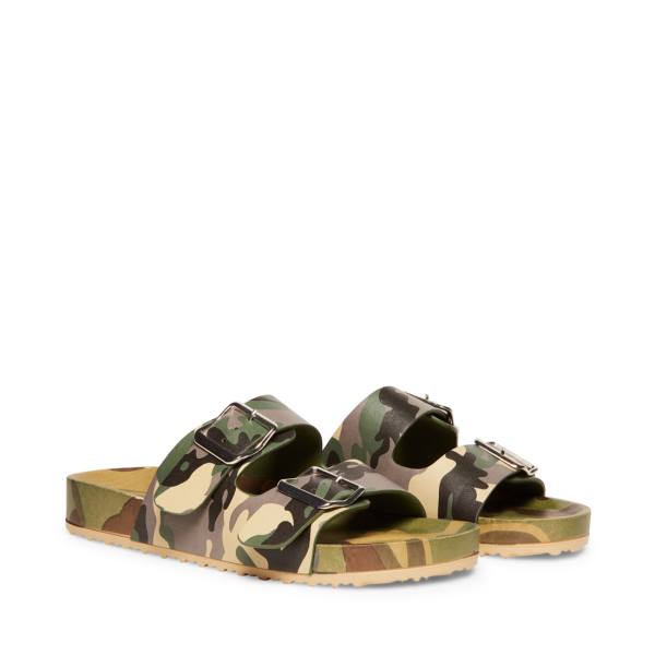 Sandalias Steve Madden Teddy-t Feminino Camouflage | SM-936RK