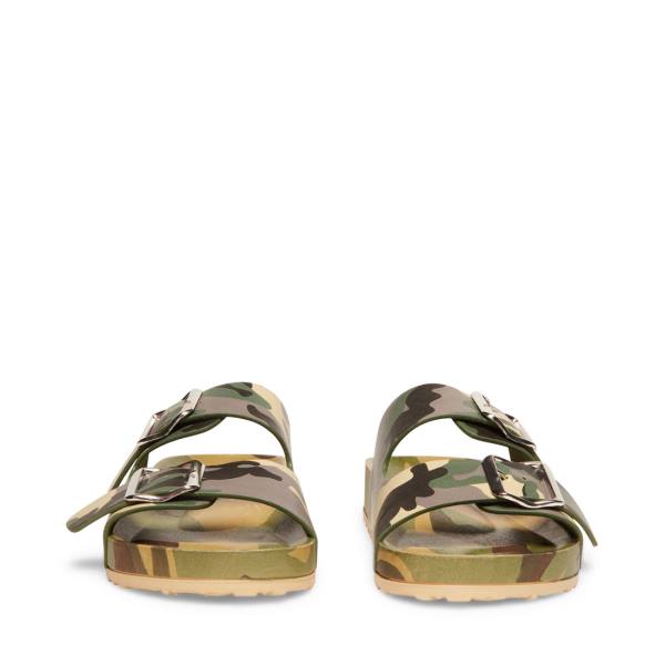 Sandalias Steve Madden Teddy-t Feminino Camouflage | SM-936RK