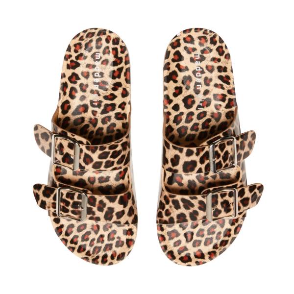 Sandalias Steve Madden Teddy-t Leopard Feminino Leopardo | SM-782YD