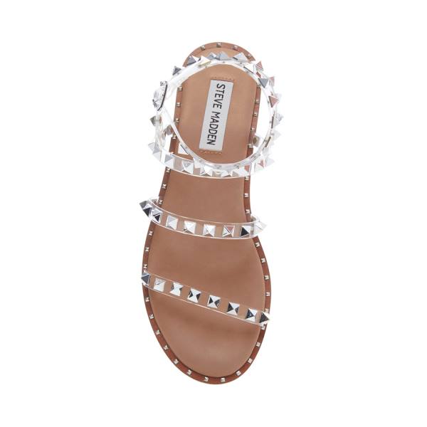 Sandalias Steve Madden Travel Feminino Clear | SM-241AY