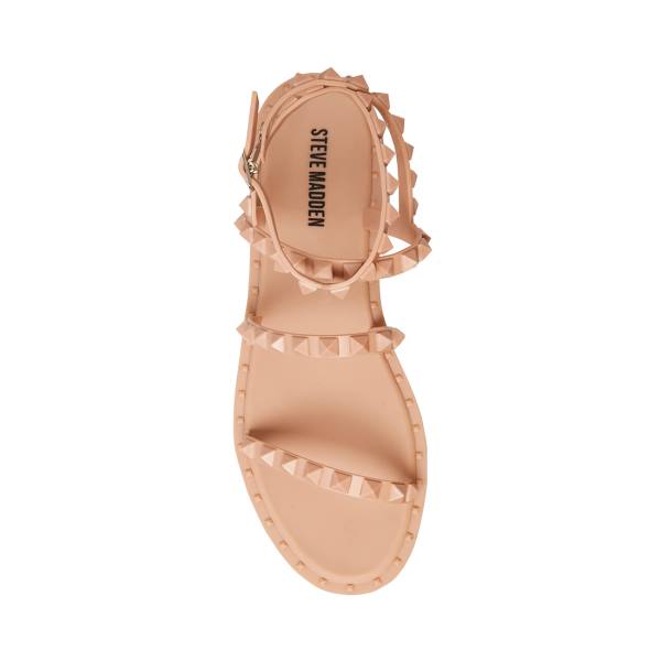 Sandalias Steve Madden Travel-j Blush Feminino Rosa | SM-145LD