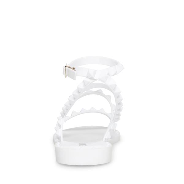 Sandalias Steve Madden Travel-j Feminino Branco | SM-247NY