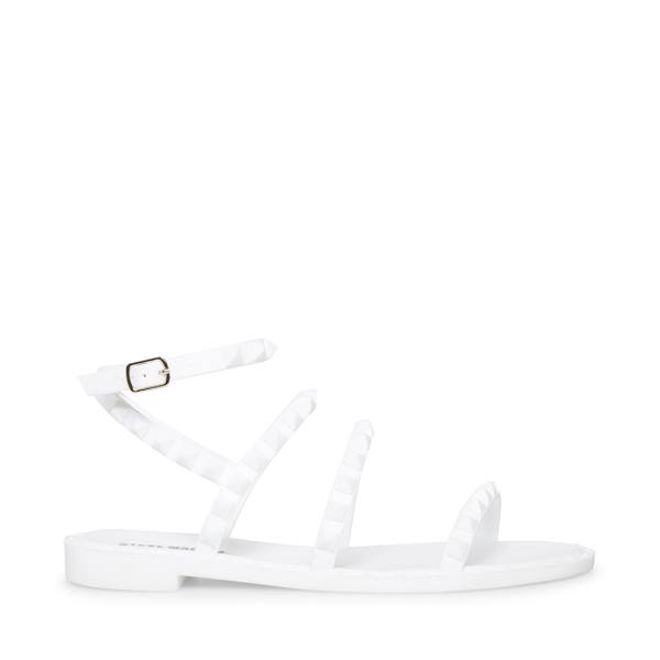 Sandalias Steve Madden Travel-j Feminino Branco | SM-247NY