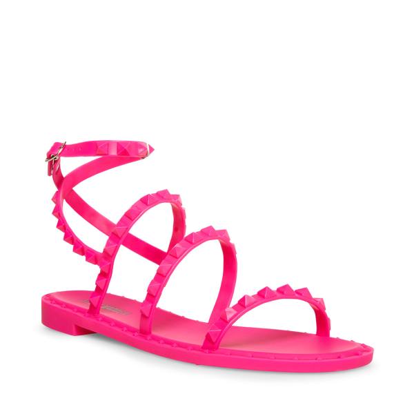 Sandalias Steve Madden Travel-j Feminino Rosa | SM-962JX