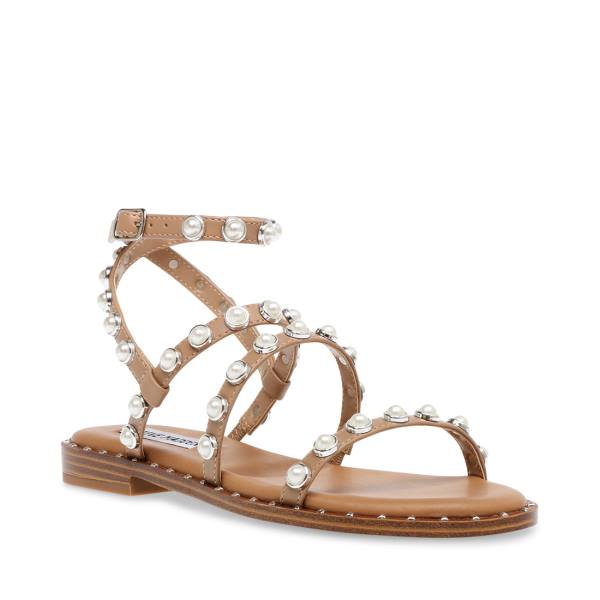 Sandalias Steve Madden Travel-p Tan Feminino Marrom | SM-782BM