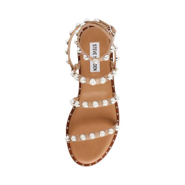 Sandalias Steve Madden Travel-p Tan Feminino Marrom | SM-782BM