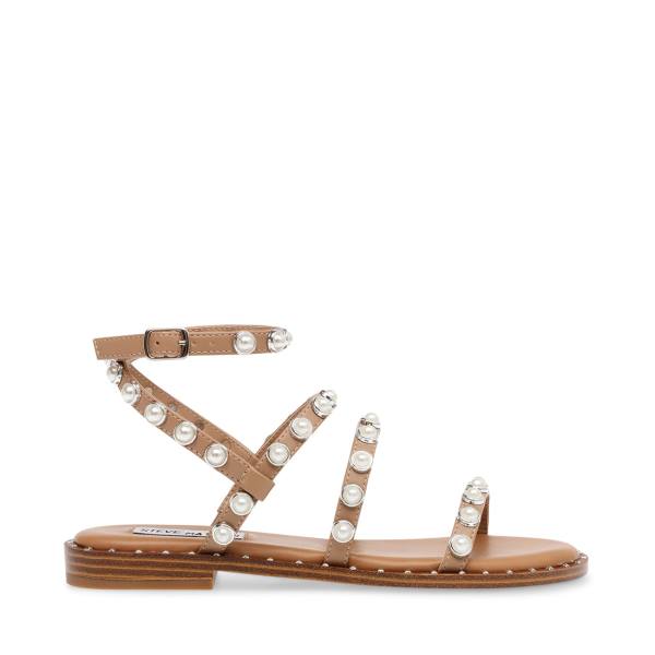 Sandalias Steve Madden Travel-p Tan Feminino Marrom | SM-782BM