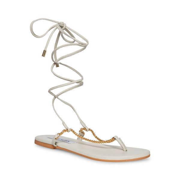 Sandalias Steve Madden Tyra Bone Feminino Bege | SM-436DR