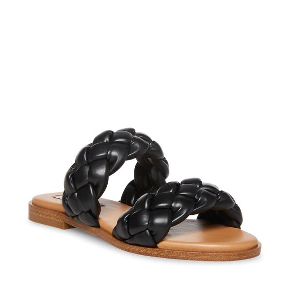 Sandalias Steve Madden Zeren Feminino Pretas | SM-054YZ