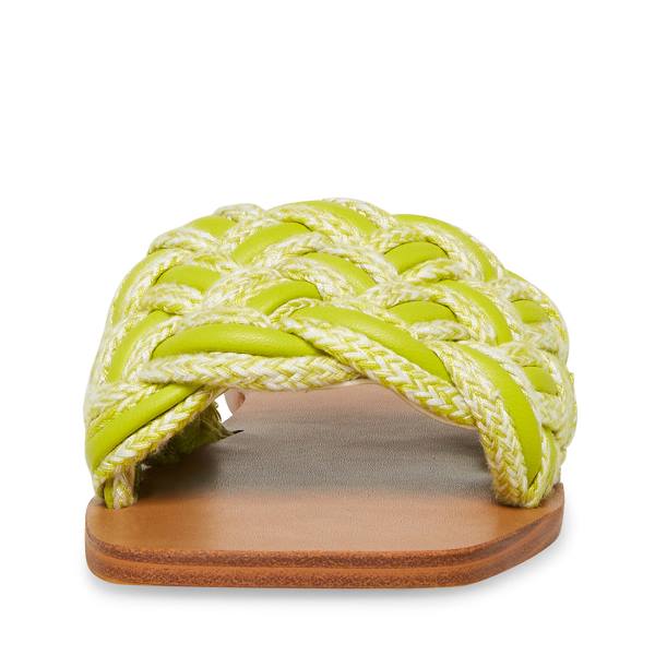 Sandalias Steve Madden Zorya Lime Feminino Luz Verdes | SM-253QD