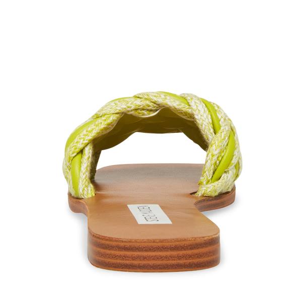 Sandalias Steve Madden Zorya Lime Feminino Luz Verdes | SM-253QD