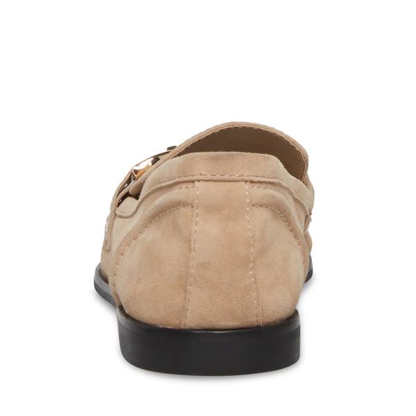 Sapatos Rasos Steve Madden Carrine Tan Camurça Feminino Marrom | SM-519HX