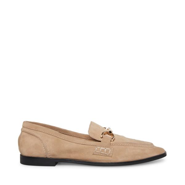 Sapatos Rasos Steve Madden Carrine Tan Camurça Feminino Marrom | SM-519HX