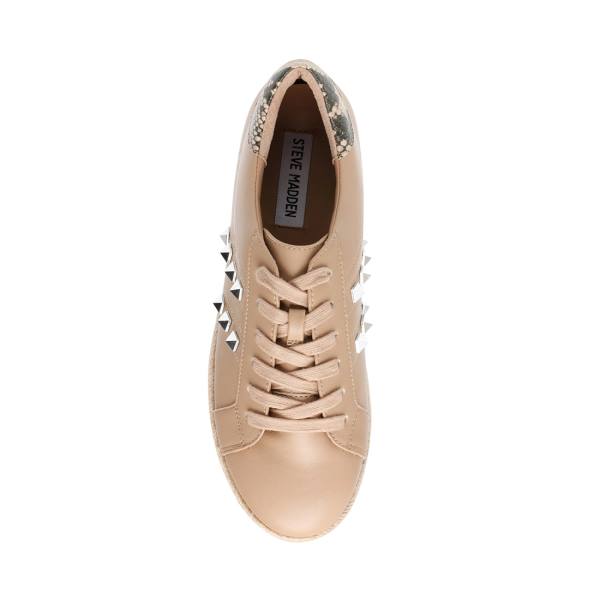 Sapatos Rasos Steve Madden Elodie Tan Feminino Marrom Multicoloridas | SM-759FQ