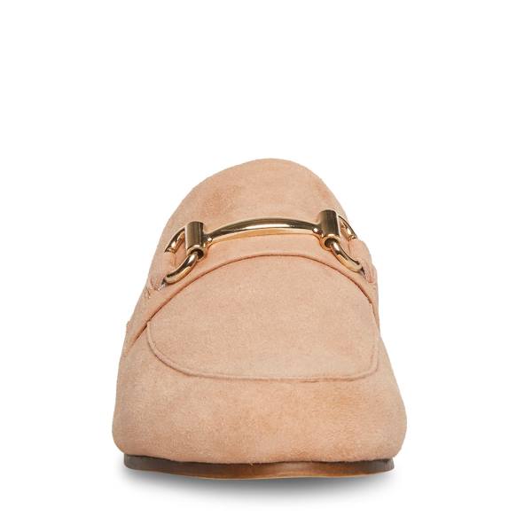 Sapatos Rasos Steve Madden Kandi Camel Camurça Feminino Marrom | SM-263EV