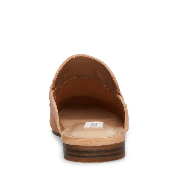 Sapatos Rasos Steve Madden Kandi Camel Camurça Feminino Marrom | SM-263EV