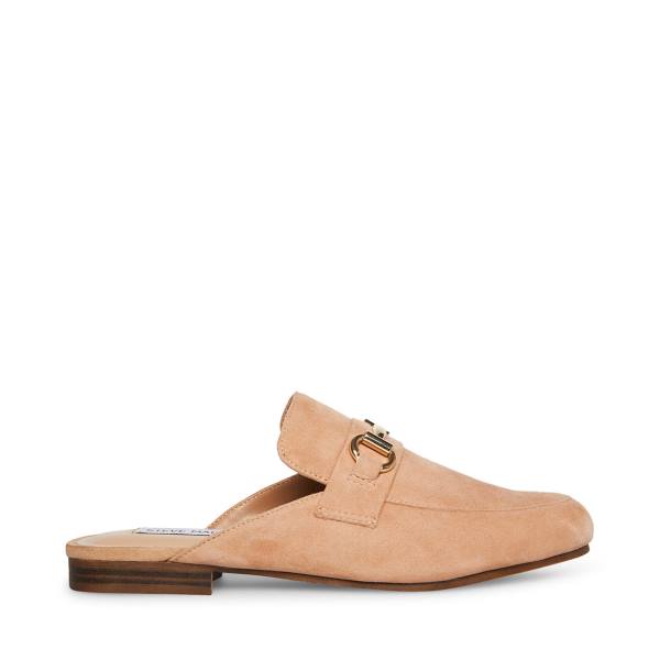 Sapatos Rasos Steve Madden Kandi Camel Camurça Feminino Marrom | SM-263EV