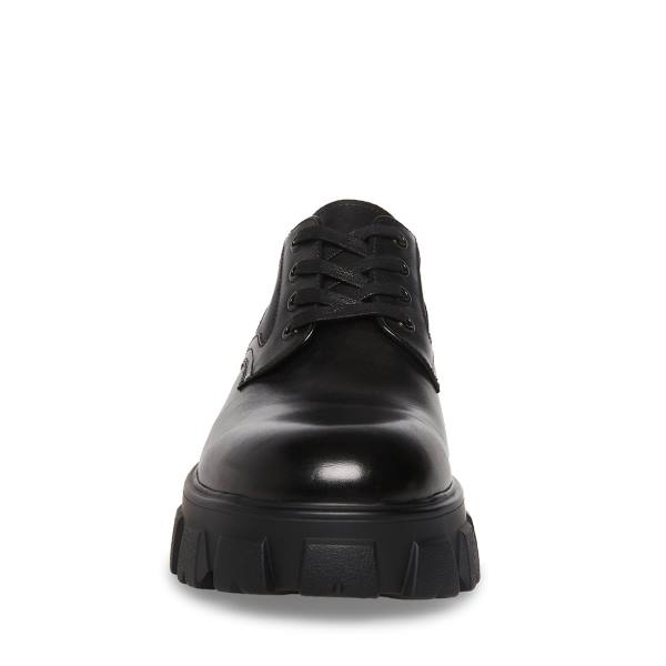 Sapatos Sociais Steve Madden Cesare Couro Masculino Pretas | SM-081KW