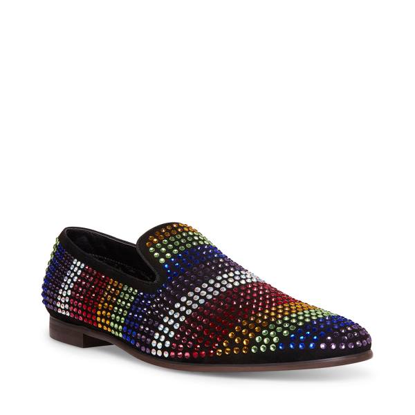 Sapatos Sociais Steve Madden Charmer Rainbow Masculino Multicoloridas | SM-021TL