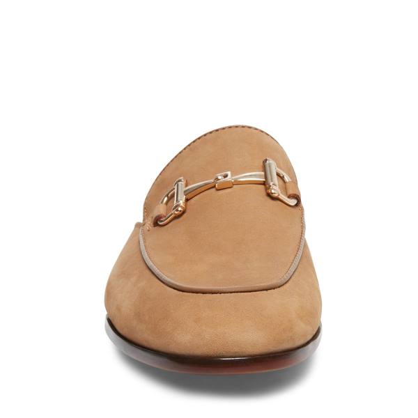 Sapatos Sociais Steve Madden Dazling Camel Nubuck Masculino Marrom | SM-309JQ