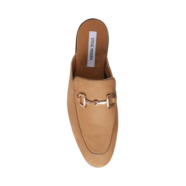 Sapatos Sociais Steve Madden Dazling Camel Nubuck Masculino Marrom | SM-309JQ