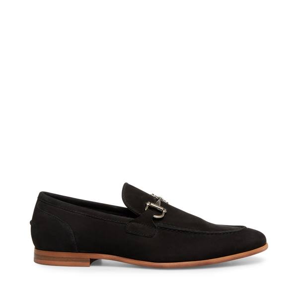 Sapatos Sociais Steve Madden Debinair Nubuck Masculino Pretas | SM-836CA