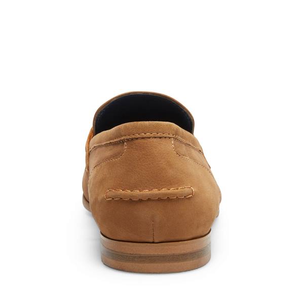 Sapatos Sociais Steve Madden Debinair Tan Nubuck Masculino Marrom | SM-087YS