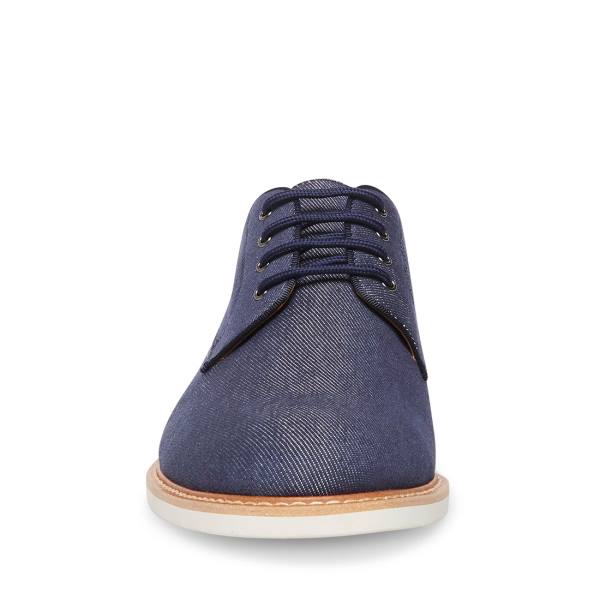 Sapatos Sociais Steve Madden Nevelle Fabric Masculino Azul Marinho | SM-329JY