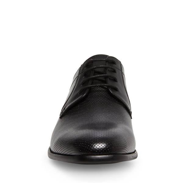 Sapatos Sociais Steve Madden Perris Couro Masculino Pretas | SM-183MC