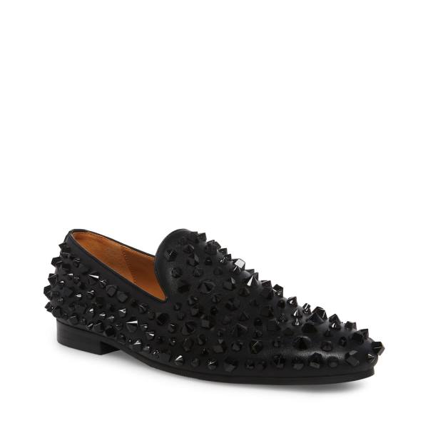 Sapatos Sociais Steve Madden Stefanoo Studs Masculino Pretas | SM-458UD