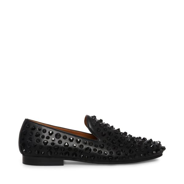 Sapatos Sociais Steve Madden Stefanoo Studs Masculino Pretas | SM-458UD