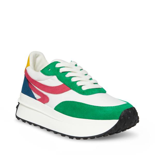 Tenis Steve Madden Actions Feminino Verdes Multicoloridas | SM-672UO