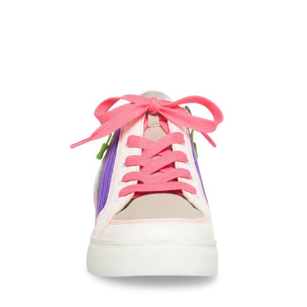 Tenis Steve Madden Alaylaa Criança Branco Multicoloridas | SM-046BK