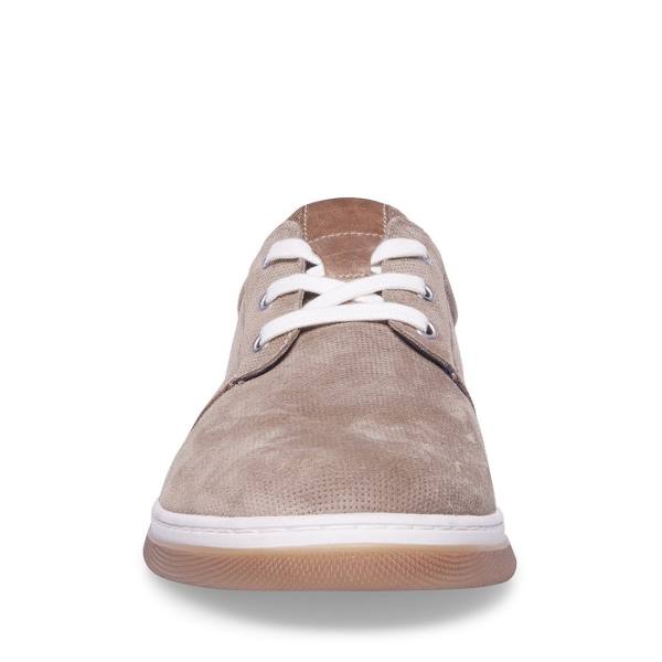 Tenis Steve Madden Austinn Tan Camurça Masculino Marrom | SM-046PX