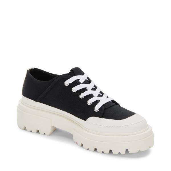 Tenis Steve Madden Avah Lona Feminino Pretas | SM-143OT