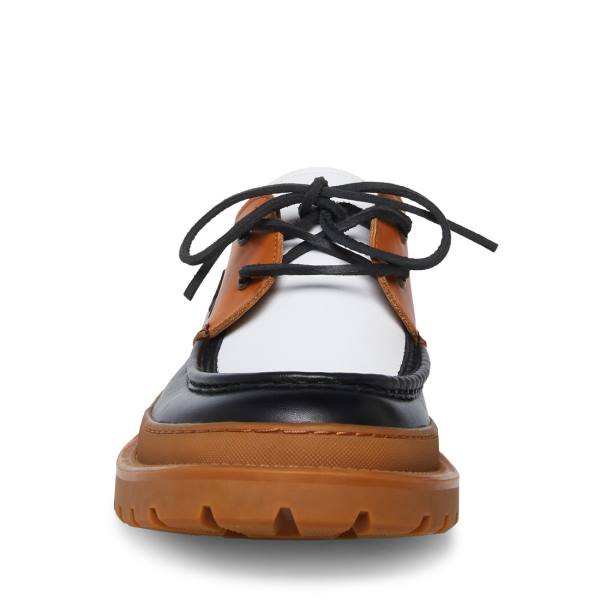 Tenis Steve Madden Bane Cognac Masculino Pretas Marrom | SM-479FD