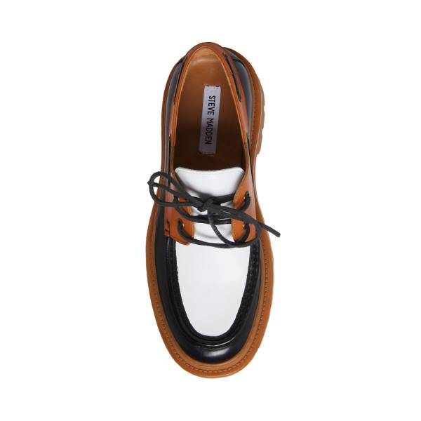 Tenis Steve Madden Bane Cognac Masculino Pretas Marrom | SM-479FD