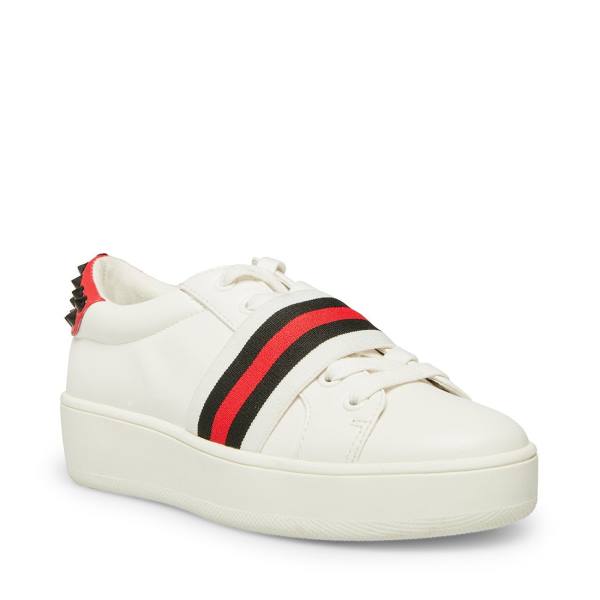 Tenis Steve Madden Becks Feminino Branco Multicoloridas | SM-098ZL