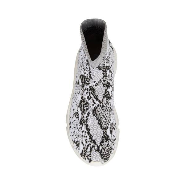 Tenis Steve Madden Bitten Snake Feminino Branco Serpentine | SM-384KE