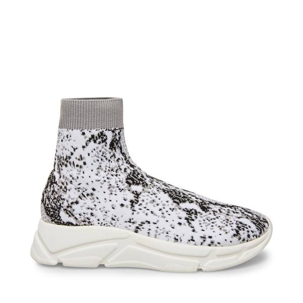 Tenis Steve Madden Bitten Snake Feminino Branco Serpentine | SM-384KE