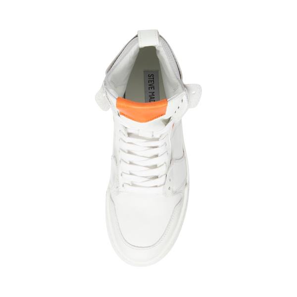 Tenis Steve Madden Bizzy Feminino Branco Vermelhas | SM-048VF