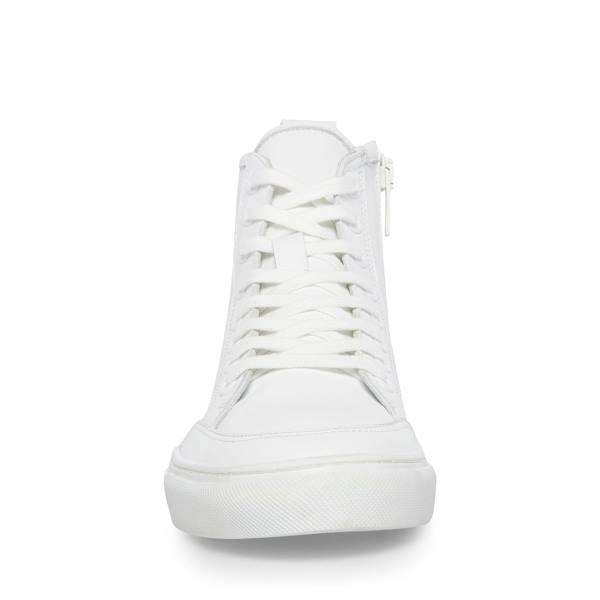 Tenis Steve Madden Bragging Couro Masculino Branco | SM-438QD