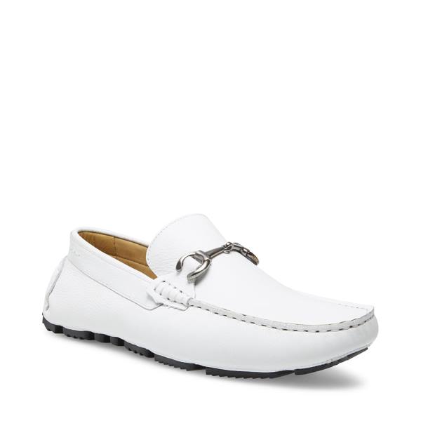 Tenis Steve Madden Brimley Couro Masculino Branco | SM-851SL