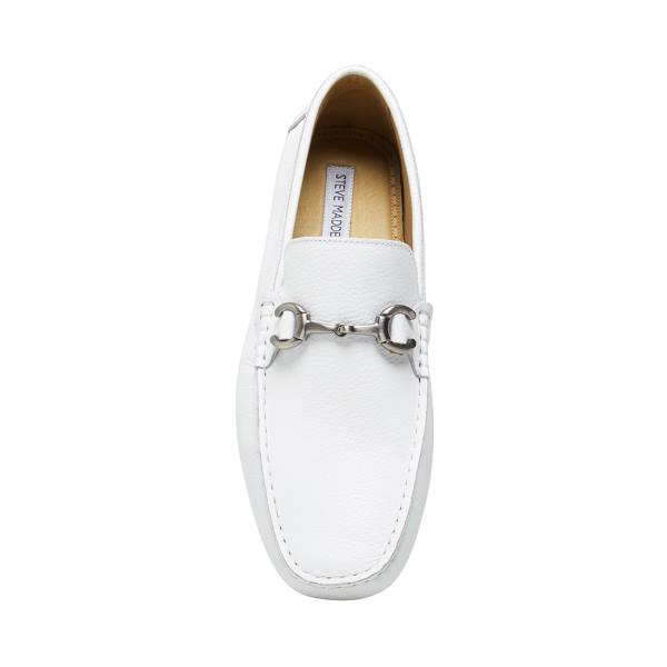 Tenis Steve Madden Brimley Couro Masculino Branco | SM-851SL