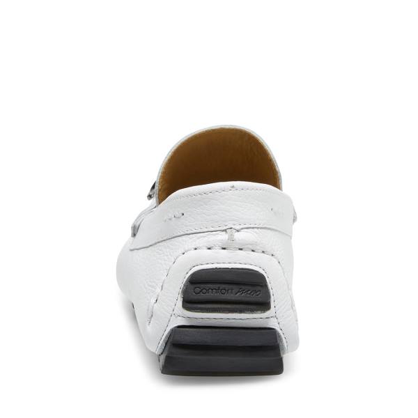 Tenis Steve Madden Brimley Couro Masculino Branco | SM-851SL