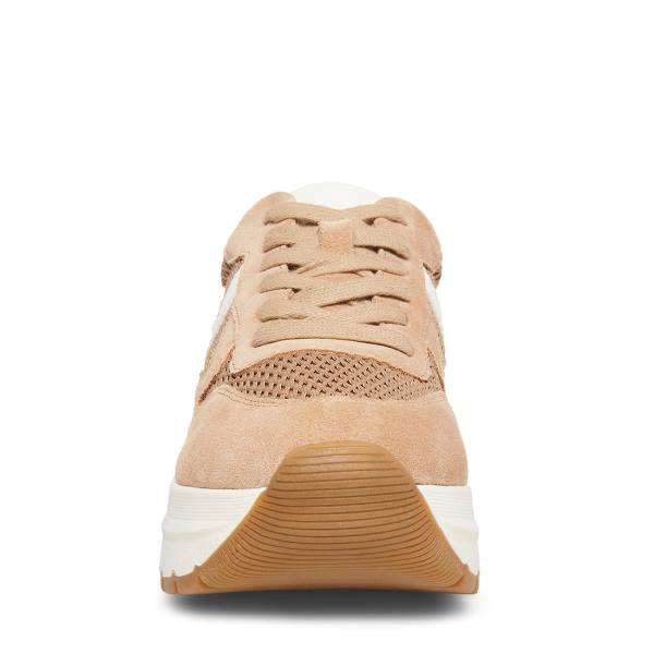 Tenis Steve Madden Carlton Sand Feminino Marrom | SM-452SC