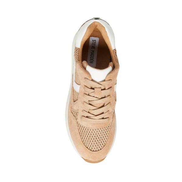 Tenis Steve Madden Carlton Sand Feminino Marrom | SM-452SC